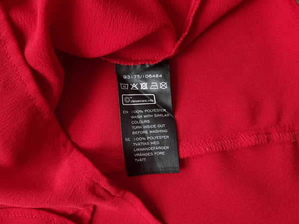 Елегантна червена блуза KappAhI/140 см/10г