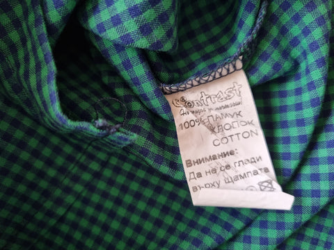 Памучна карирана риза Contrast/80см