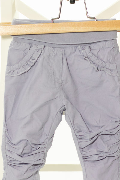 Кокетен памучен панталон с мека подплата и ластичен колан, DOPODOPO/ 2-4м.