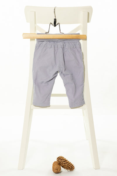 Кокетен памучен панталон с мека подплата и ластичен колан, DOPODOPO/ 2-4м.