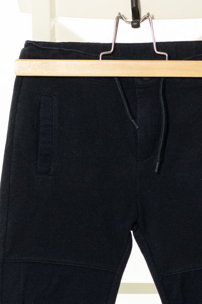 Топъл мек черен панталон с джобове и връзки на колана, MAYORAL/ 6г., 116см.