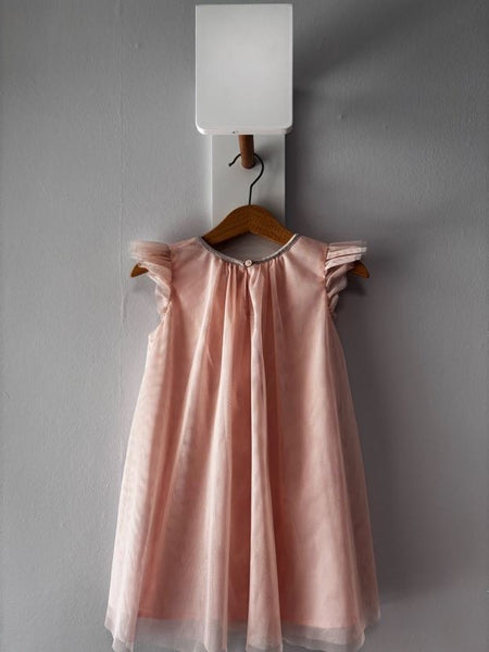 Официална тюлена нежно розова рокля H&M/98см/2-3г