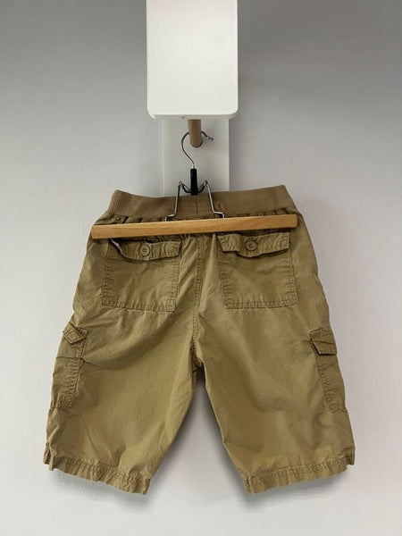 Къси спортни памучни панталони в тютюнев цвят GUESS/7г