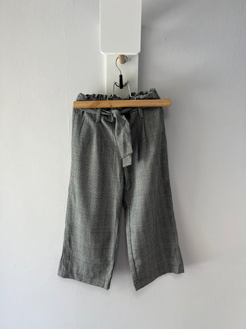 Карирани свободни панталони H&M/128см-7-8г