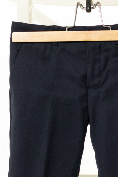 Класически черен официален прав панталон с ръб, PAUL SMITH JUNIOR(С ЕТИКЕТ)/ 7г., 122см.
