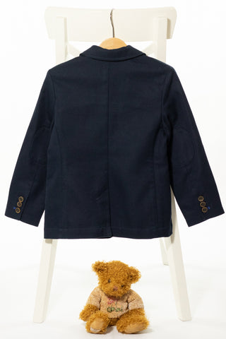 Тъмносиньо спортно-елегантно сако с джобове, MASSIMO DUTTI/ 4г., 99-110см.