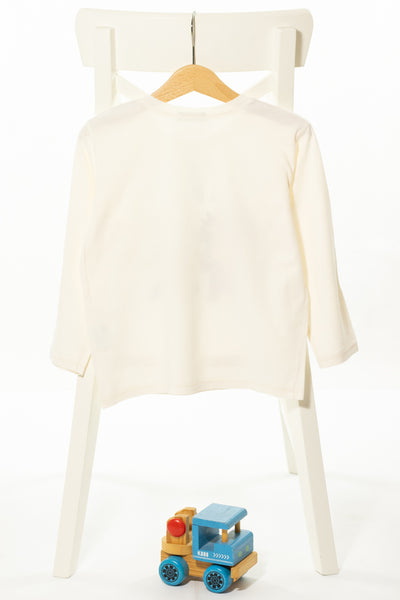 Памучна блуза с дълъг ръкав с Мики Маус и надпис , RESERVED/ 3-4г., 98см.