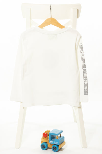 Спортна блуза с дълъг ръкав с оригинална щампа в свежи цветове, ORIGINAL MARINES/ 5-6г.