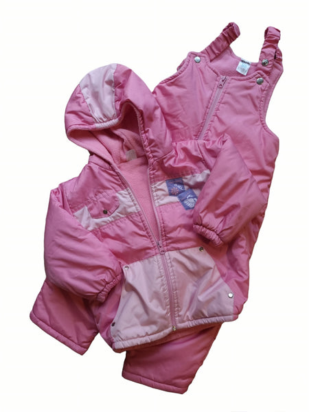 Комплект за ски в наситено розов цвят MORISMO/98см