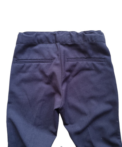 Официален прав панталон с ръб в тъмно син цвят  SISLEY/4-5 г