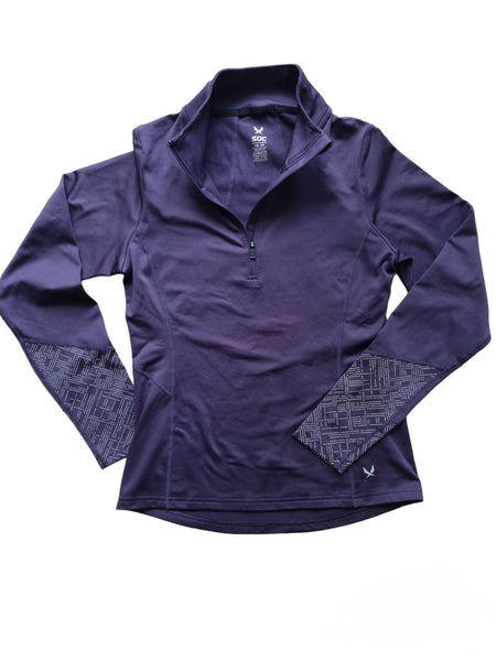 Патладжанено лилава спортна блуза SOC/158-164см/13-14г