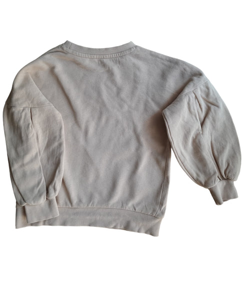 Бежова ватирана блуза с ефектен ръкав CUBUS AS/110-116см/4-6г