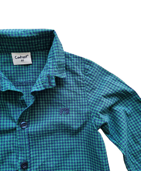 Памучна карирана риза Contrast/80см