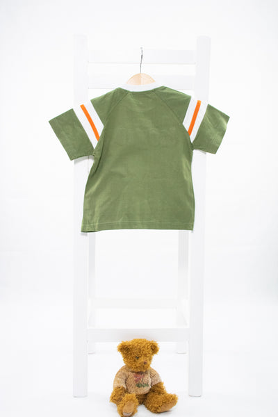 Кокетна тениска в маслиненозелено  Image Baby/ 3г