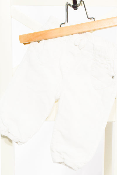 Снежнобял, подплатен, джинсов панталон Idexe / 6м.