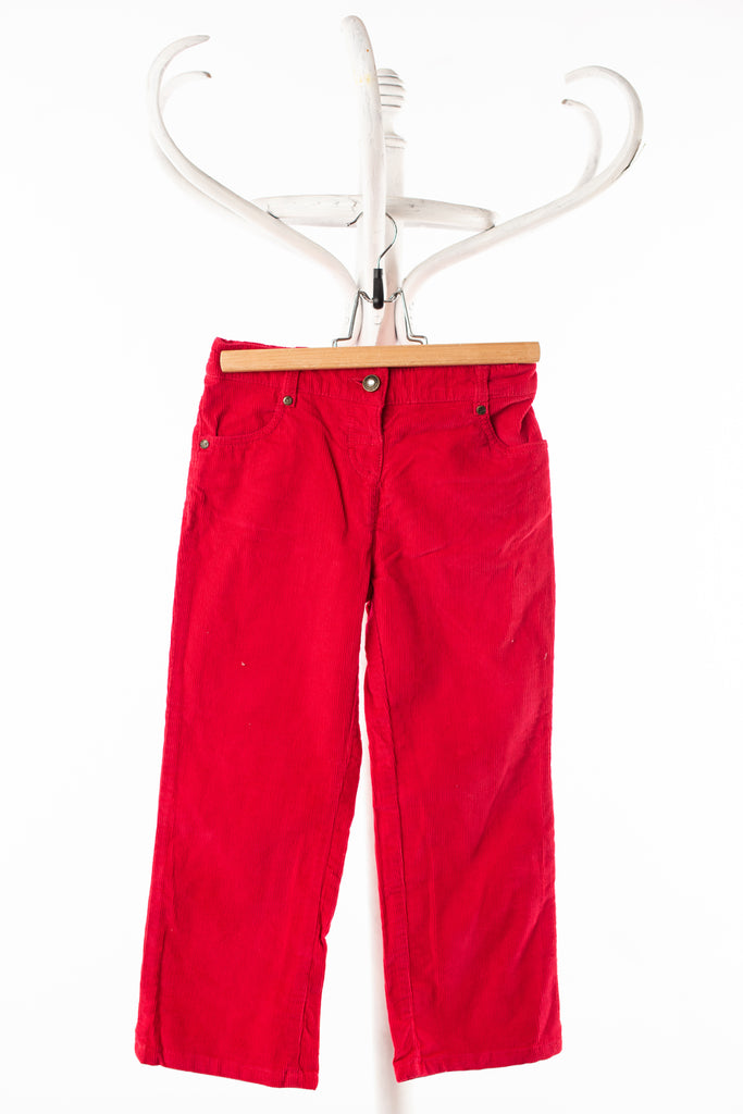 Джинсов панталон в алено червено Lc Waikiki / 9г.