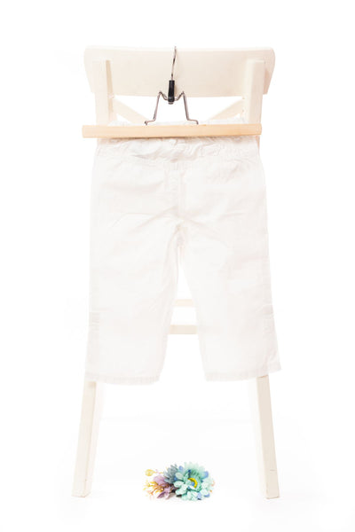 Ефирен панталон в бяло L.O.G.G. / 12-18м.