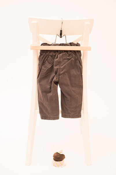 Подплатен панталон в кафяв цвят Esprit / 9м.