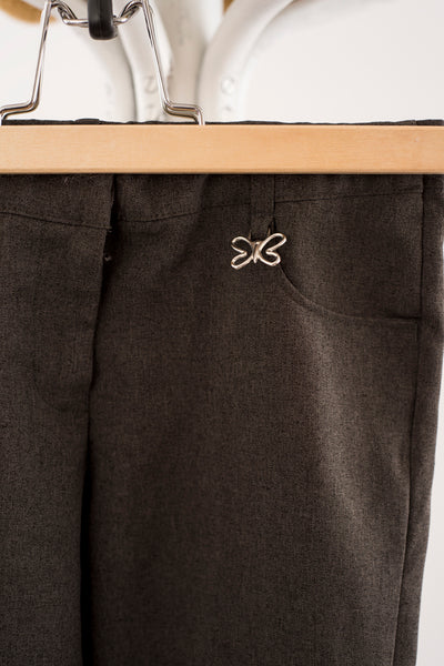 Елегантен тънък панталон в тъмно графитено сиво Tu / 5г.