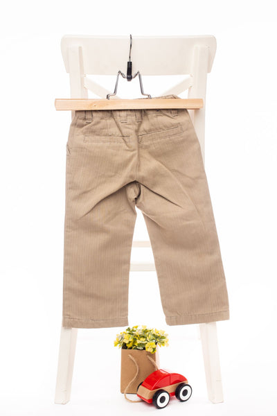 Елегантен панталон в бежов цвят със ситен десен рибена кост Cherokee / 2г.