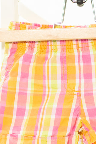 Цветни карирани къси панталони /Lupilu / 3-4г