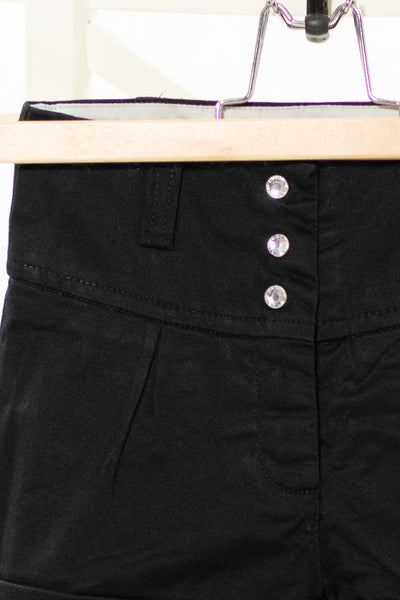 Елегантни черни къси панталони с висока талия  Next / 5г