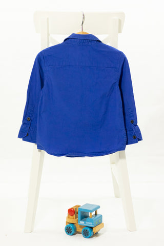 Елегантна синя риза H&M / 2-3г