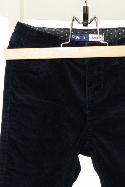 Плътни тъмносини скини джинси, OKAIDI/ 7г., 122см.