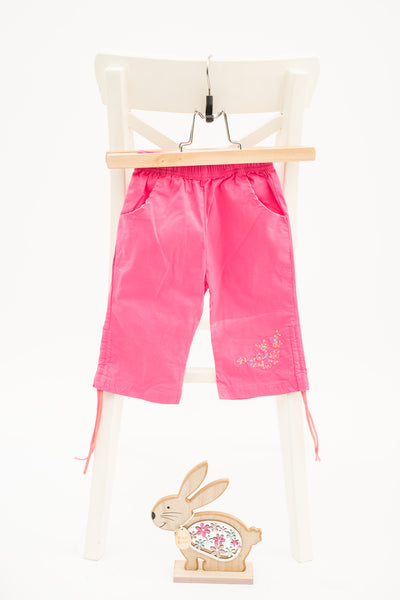 7/8 панталон в наситено розово с ластична талия / 2г.